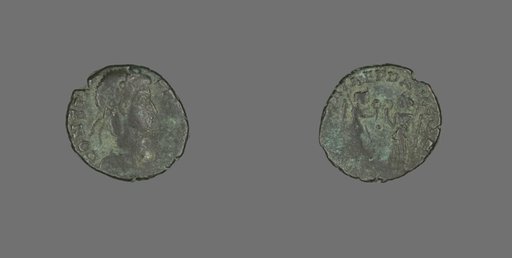 Coin Portraying Emperor Constans