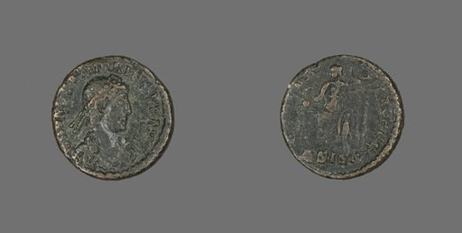 Coin Portraying Emperor Valentinian II