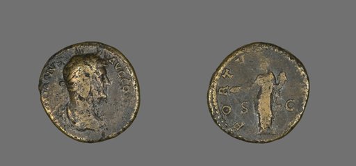 Sestertius (Coin) Portraying Emperor Hadrian