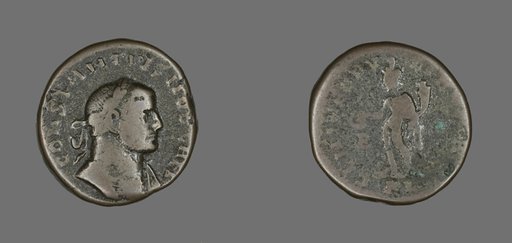 Coin Portraying Emperor Constantius I