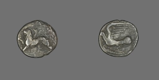Hemidrachm (Coin) Depicting a Chimera