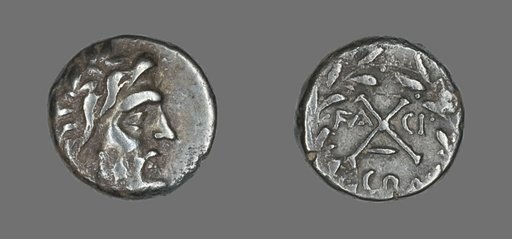 Hemidrachm (Coin) Depicting the God Zeus Amarios