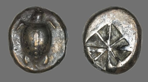 Stater (Coin) Depicting a Sea Turtle