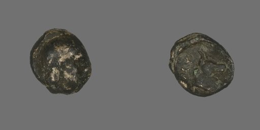 Coin Depicting Laureate Head