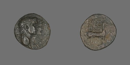 Coin Depicting Jugate Heads of Emperor Claudius and Agrippina