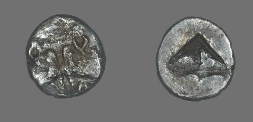 Coin Depicting Two Calves Heads
