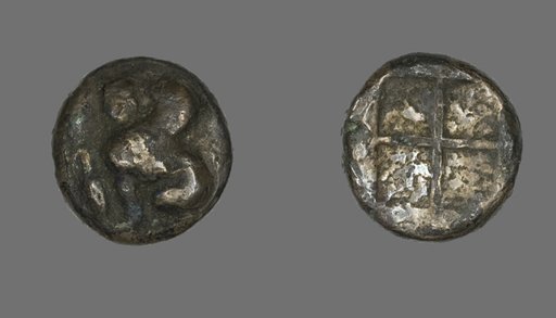 Drachma (Coin) Depicting a Sphinx