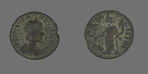 Coin Depicting the Empress Tranquillina