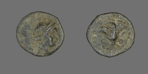 Coin Depicting the Goddess Rhodos