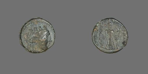 Coin Depicting the Goddess Tyche