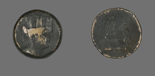 Coin Depicting the Goddess Tyche
