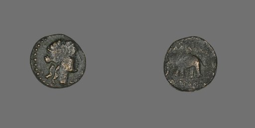 Coin Depicting a Female Head