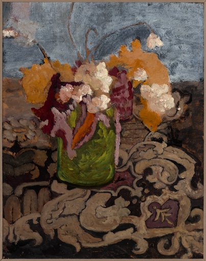 Still-Life with a Green Flower Vase