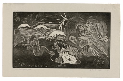 L’univers est créé (The Universe Is Being Created), from the Noa Noa Suite