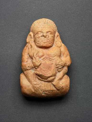 Toy Cart with Grimacing Potbellied Dwarf (Yaksha)