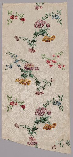 Skirt Panel for a Woman's Sack Gown