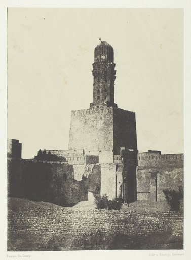 Mosquée du Khalife Haakem Biamrillah, Le Kaire, plate 4 from the album "Egypte, Nubie, Palestine et Syrie" (1852)