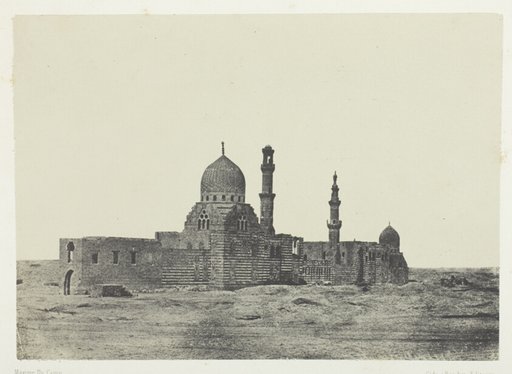 Mosquée et Tombeau des Ayoubites, Le Kaire, plate 6 from the album "Egypte, Nubie, Palestine et Syrie" (1852)