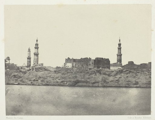 Vue Générale, Girgeh, Haute-Egypte, plate 14 from the album "Egypte, Nubie, Palestine et Syrie" (1852)