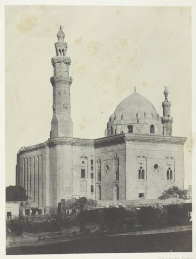 Mosquée de Sultan Haçan, Le Kaire, plate 5 from the album "Egypte, Nubie, Palestine et Syrie" (1852)