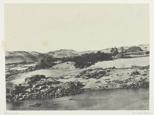 Entrée de la Première Cataracte, Haute-Egypte, plate 66 from the album "Egypte, Nubie, Palestine et Syrie" (1852)