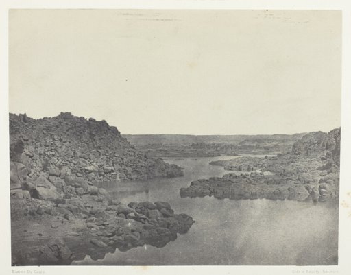 Sortie de la Première Cataracte, Haute-Egypte, plate 67 from the album "Egypte, Nubie, Palestine et Syrie" (1852)
