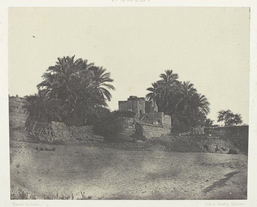 Ruines d'Une Fortification Romaine, Philoe; Nubie, plate 71 from the album "Egypte, Nubie, Palestine et Syrie" (1852)