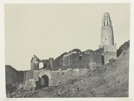 Mosquée de Bellal au Village de Bab; Nubie, plate 83 from the album "Egypte, Nubie, Palestine et Syrie" (1852)