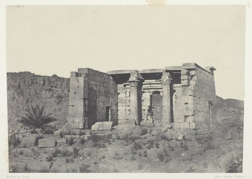 Temple de Tafeh (Ancienne Taphis), Nubie, plate 88 from the album "Egypte, Nubie, Palestine et Syrie" (1852)