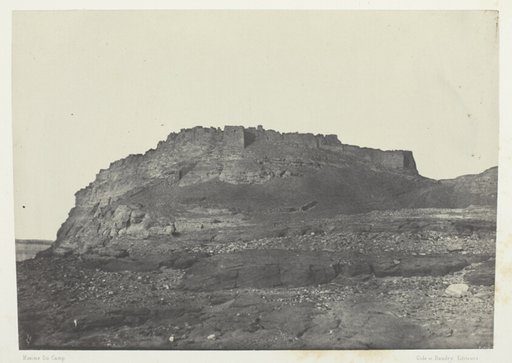 Forteress D'Ibrym (Ancienne Premmis), Vue Prise Au Sud; Nubie, plate 100 from the album "Egypte, Nubie, Palestine et Syrie" (1852)