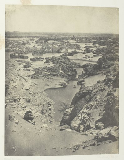 Vue Cavalière De La Seconde Cataracte; Nubie, plate 111 from the album "Egypte, Nubie, Palestine et Syrie" (1852)