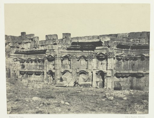 Baalbeck, Intérieur De L'Enceinte Des Temples Du Soleil Et De Jupiter; Syrie