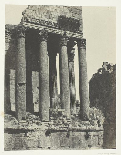 Baalbeck (Héliopolis), Temple De Jupiter, Vue Prise à L'Angle Sud-est; Syrie