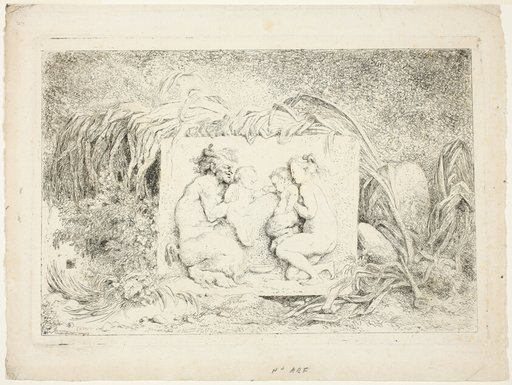 Satyrs Dancing, from Bacchanales, or Satyrs' Games