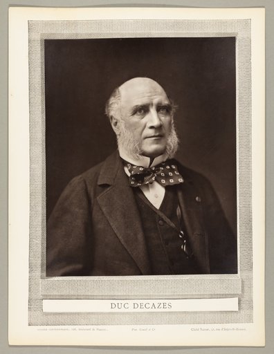 Élie-Louis, duc Decazes (French statesman and diplomat, 1819-1886)