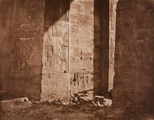 First Pylon - French Inscription Carved on the Eastern Embrasure at Point H, Island of Fila (Philae)