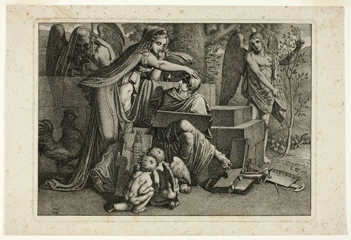 Allegory of Art: A Youth Inspired by the Spirit of Art