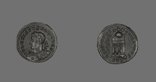 Coin Portraying Emperor Crispus