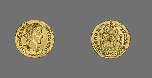 Solidus (Coin) Portraying Emperor Gratian