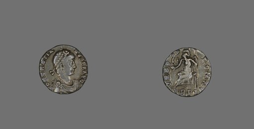 Coin Portraying Emperor Gratian