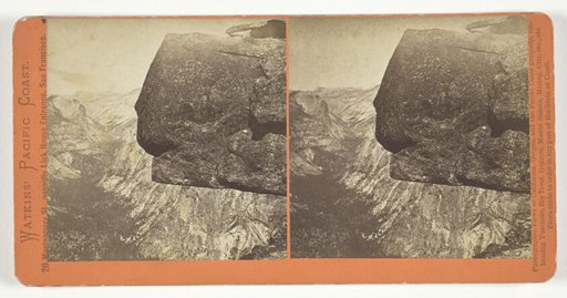 Yenaya Canyon from Glacier Point, Yosemite, from the series "Watkins' Pacific Coast"