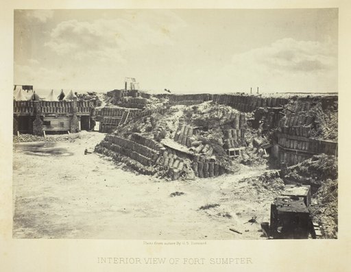 Interior View of Fort Sumpter