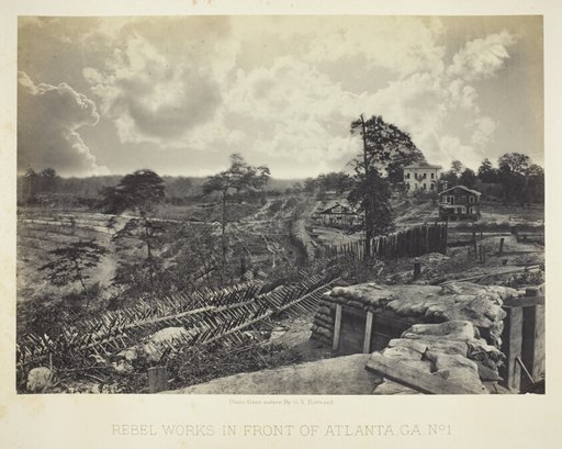 Rebel Works in Front of Atlanta, GA, No. 1