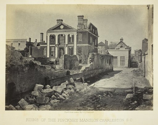 Ruins of the Pinckney Mansion, Charleston, S.C.