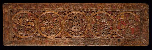 Book Cover for a Manuscript of the Perfection of Wisdom (Ashtashasrika Prajnaparamita) Sutra