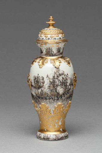 Vase and Cover (one of a pair)
