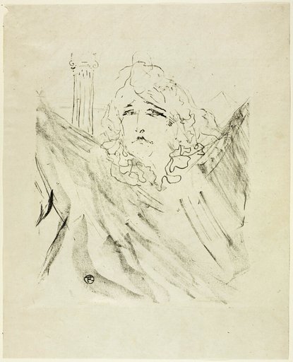 Sarah Bernhardt, from Treize Lithographies