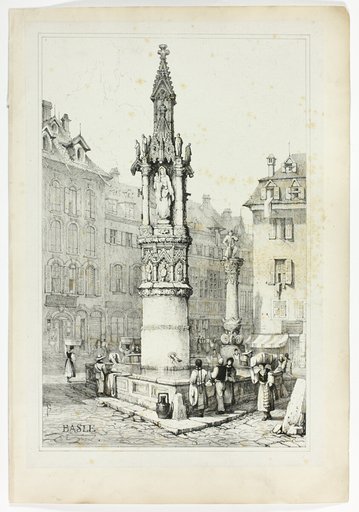 Basle, from Facsimiles of Sketches made in Flanders and Germany