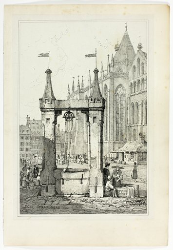 St Omer, Strasbourg, from Facsimiles of Sketches made in Flanders and Germany