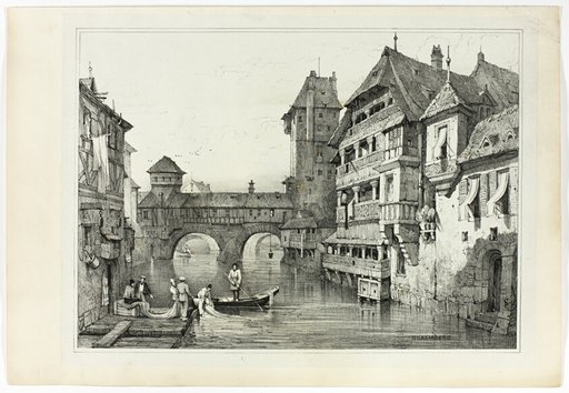 Nuremberg, from Facsimiles of Sketches made in Flanders and Germany
